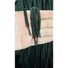 3 pares de Cordão Preto 1.40m blusas, calças, shorts, roupas e calçados em geral