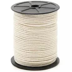 Cordão 6mm de algodão com alma, para macrame, punho de rede, artesanato, roupas.