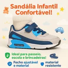 Tênis Infantil Max Masculino – Perfeito para Crianças Ativas e Confortáveis!