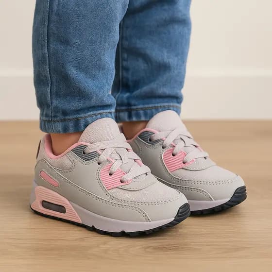 Tênis Max Infantil Feminino – Ideal para Escola e Passeios!