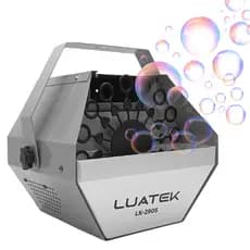 Máquina de Bolhas 1 Litro Bivolt Portátil e Contínua para Diversão em Festas Eventos e Recreação