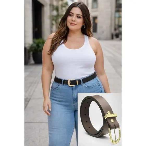 Cinto 120/130/140/150/160/170/180 Feminino Plus Size Grande GG