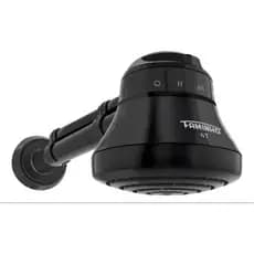 Chuveiro Ducha Faminho 220v 6800w FAME 4 Temperaturas Com Cano 30cm Preto