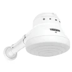 Chuveiro Ducha Faminho 220v 6800w  FAME 4Temperaturas Com Cano 30cm Branco