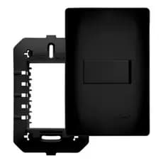 Interruptor Simples 4x2 Fame Linha Habitat Black Preto