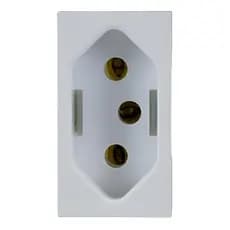 Módulo Tomada 2p+t 10a 1427 Modulare Branco - Fame