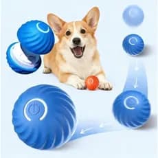 Bolinha Eletrônica Automática para Cachorro | Brinquedo Ativo Recarregável USB | Movimento Aleatório