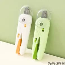 Cortador de Unhas Pet | Alicate + Lixa + Led + Tesoura | Para Cães e Gatos