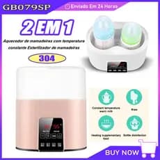 Aquecedor De Leite Com Esterilizador Para Mamadeiras