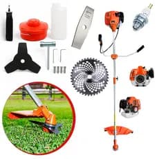 Roçadeira 4em1 2T Nakasaki 75CC - Super Potente 3,5HP + Carretel + 3 Pontas + Disco Facão + 80D