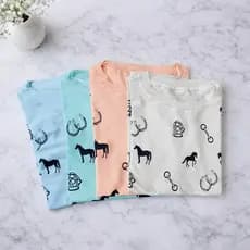 BLUSA T SHIRT ESTAMPA CAVALO FEMININO VISCOLYCRA ESCTICAR PRONTO ENTREGA