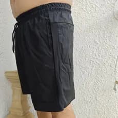 Short Masculino Treino Corrida Academia Mauricinho Tactel Com Elastano Com Malha