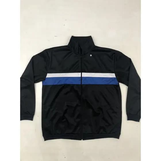 Jaqueta Casaco de Agasalho Esportiva Plus Size  G3 G4 Treino Academia Corrida Sem Capuz  2  Cor Poliéster