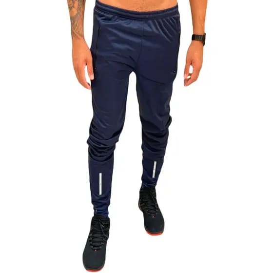 Calça  Joggar Masculina Corta Vento Esportivo Símbolo Refletivo  Flanelada Skinny