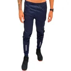 Calça  Joggar Masculina Corta Vento Esportivo Símbolo Refletivo  Flanelada Skinny