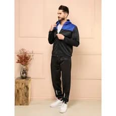 Jaqueta Casaco de Agasalho Masculino Esportiva Treino Academia Corrida 2 Cor  Com Capuz Poliéster Flanelado