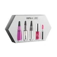 Kit Ju Paes Virando Jogo 1 esmalte + 1 Top Coat + 1 Serum Hidr. + 1 Lip Oil