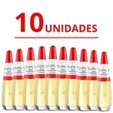 Kit Esmaltes Impala Base Fortalecedora Tratamento Crescimento Manicure Pedicure