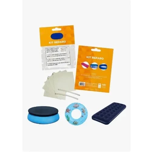 KIT REPARO PARA INFLAVEIS E PISCINA MOR