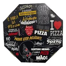 KIT CAIXA DE PIZZA OITAVADA 40CM - KIT25UN IFOOD DELIVERY
