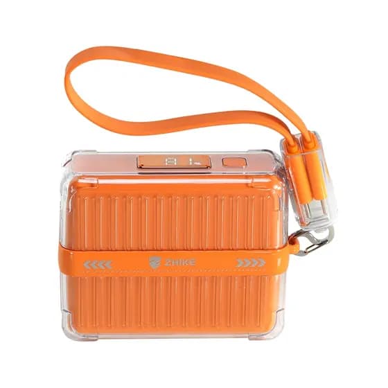Mini Carregador Portátil 20000mAh Power Bank Carregamento Rápido Para Celulares Com Cabo Tipo C Adaptador 280W