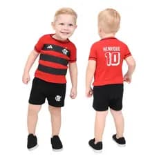 kit camisa + short Personalizada com nome do bebê, TAM: 1,2,3 anos times , roupas infantil e bebê