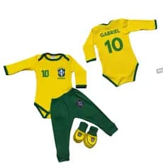kits times , Body Personalizado com nome do seu filho,OBS: passar o nome em observação ou chat