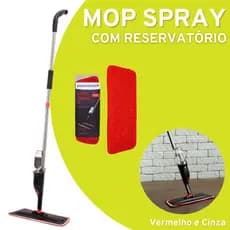 Mop Spray Com Reservatório limpar casa portátil prático eficiente