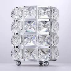 Porta Pincel de Cristal de Luxo REDONDO p/ Maquiagem e Objetos