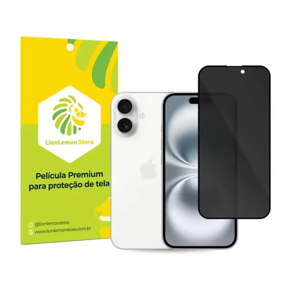 Película de Privacidade Ultrashield LionLemon para iPhone 16