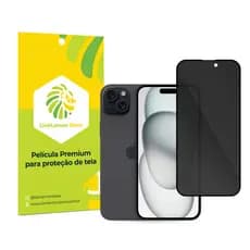 Película de Privacidade Ultrashield LionLemon para iPhone 15 Plus