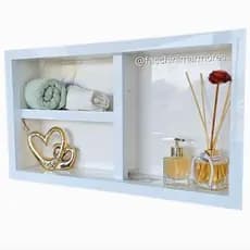 Nicho Organizador Colmeia 60x30cm - Ideal para Banheiros e Lavabo - ENVIO FULL