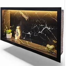 NICHO COM LED 110V  ou  220V de porcelanato 60x30cm  Embutir na Parede | Porta Shampoo Banheiro Cozinha | Pronta Entrega