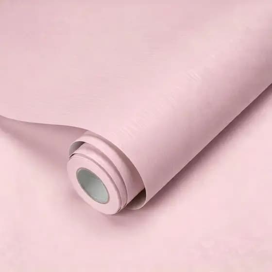 Papel de Parede Rosa Texturizado com Linhas Rosas para Quarto Infantil, Meninas 1/2/3 Papel