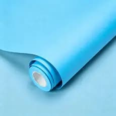 Azul Claro Papel Adesivo Para Decoração 10 Metros Ideal para Quarto Infantil, Quarto de bebe