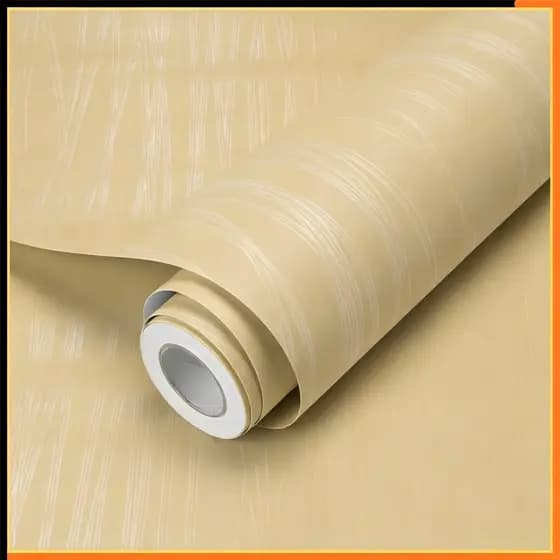Papel de Parede Linhas Douradas 5 Metros ou Amarelo Para Sala, Quarto, Decoração