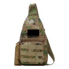Pochete Tática Transversal Masculina Bolsa Tiracolo Ombro
