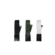 Kit3 Cinto Masculino Plus Size Tecido Nylon Resistente Fivela Grafite Básico Ajustável - Ravi