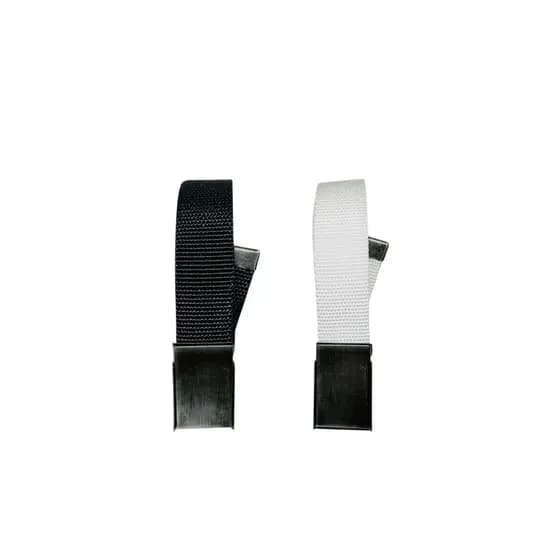 Kit2 Cinto Masculino Plus Size Básico Tecido Nylon Resistente Fivela Grafite Ajustável - Ravi