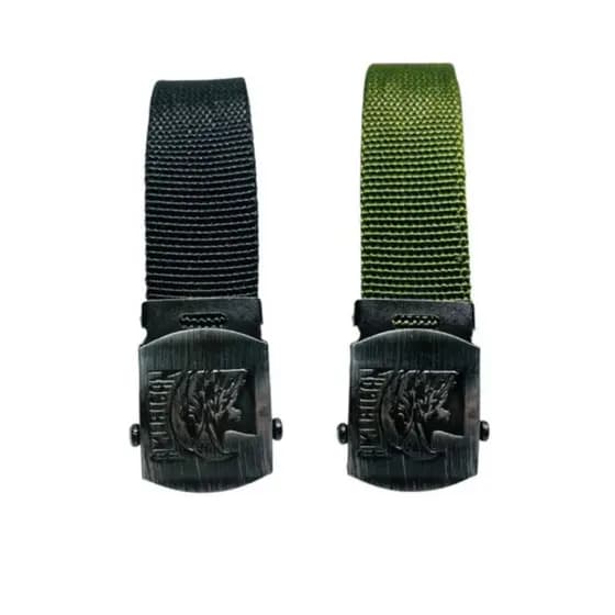 Kit 2 Cinto Masculino Personalizado Tático Militar Resistente Tecido Nylon Fivela Grafite - Emanuel