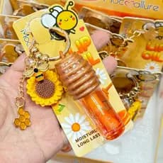 Mel Lip Oil Essence Gloss Transparente Hidratante Glaze Com Chaveiro Pode Ser Pendurado No Saco
