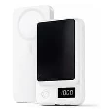 Carregador Portátil Power Bank 10000mah 22,5w Carga Rápida Branco