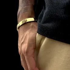 Bracelete de Pulso Masculino 100% Moeda Antiga Moda Masculino