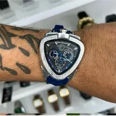 Relógio Masculino Lamborghini Huracan Cronógrafo Funcional Exclusivo com Caixa