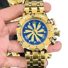 Relógio Hybrid Speedway Masculino Dourado Esportivo Lançamento com Precisão a Quartzo