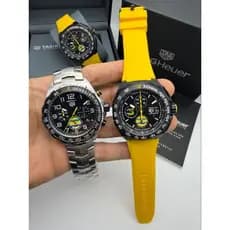 Relógio Masculino Estilo TAG Sena Chronograph em Aço Inoxidável - Premium AAA+