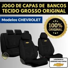 Jogo De Capas De Grosso Original Para Bancos Carros Automotivos GM Tecido De Malha Modelos Chevrolet