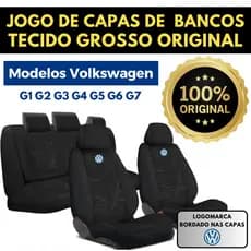 Capa Banco Carro Tecido Grosso Vw Gol G1 G2 G3 G4 G5 G6 G7