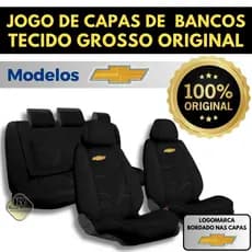 Capa Banco Automotivo Carro Tecido Grosso Original Chevrolet