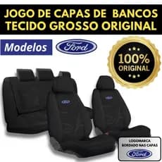 Capa Para Banco Automotivo Carro Ford Tecido Original Grosso Impermeável Acolchoado e Impermeável Todos Veículos